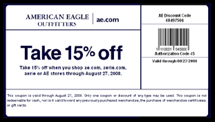 Ae Coupon