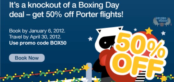 Porter Airlines Sale Codes