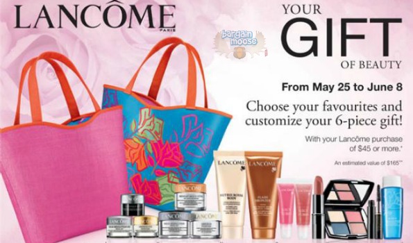 Lancome Canada: Customize a Free 6 Piece Gift Set with $45 Purchase