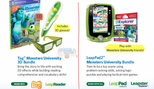 LeapFrog Canada Promo Code: Free Shipping On Monsters University Bundles