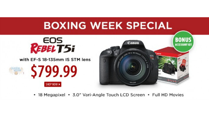 canon lens boxing day sale