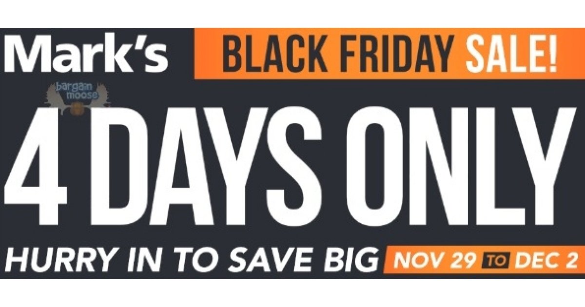 Marks Work Warehouse: Black Friday &amp; Cyber Monday Deals