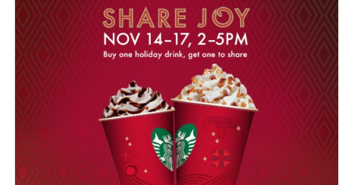 Joy sharing. Kati Kati Старбакс. Креативная реклама Старбакс. • “Share Joy.” – Starbucks.. Buy one get one free.