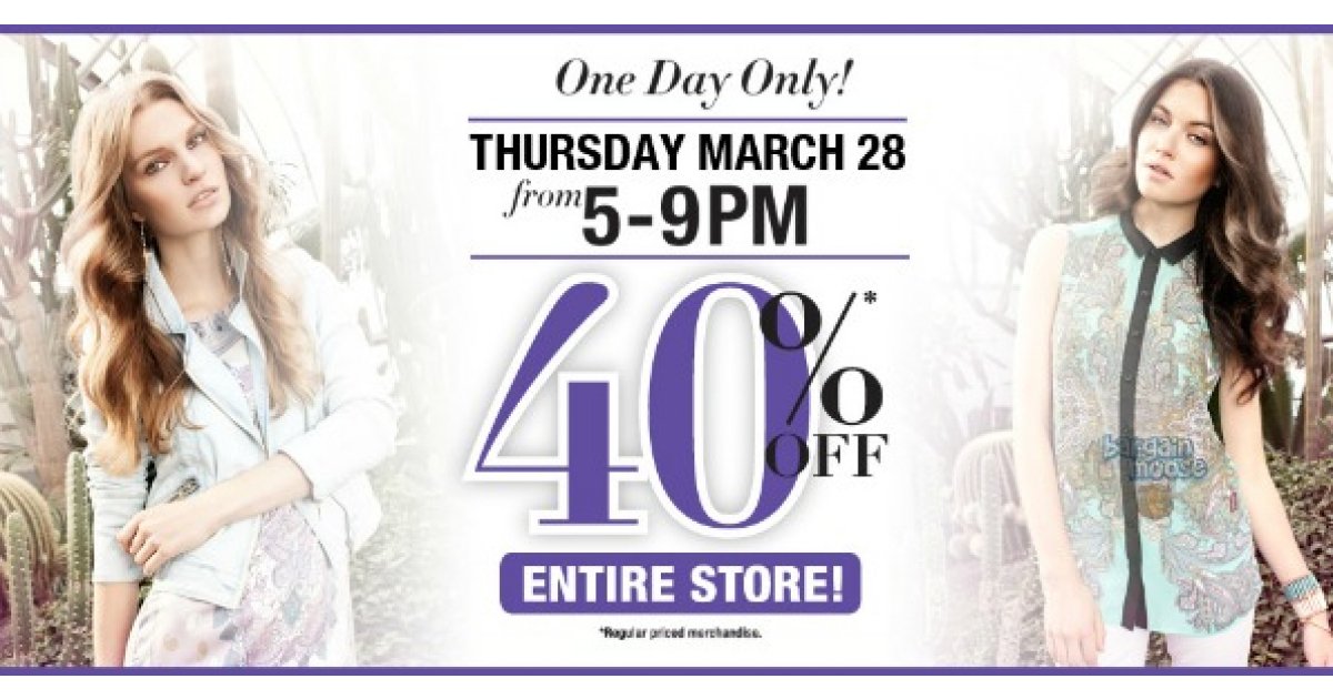 Suzy Shier Canada: 40% Off Entire Store For 4 Hours Only