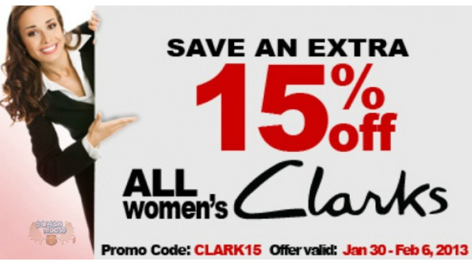 clarks promotional code