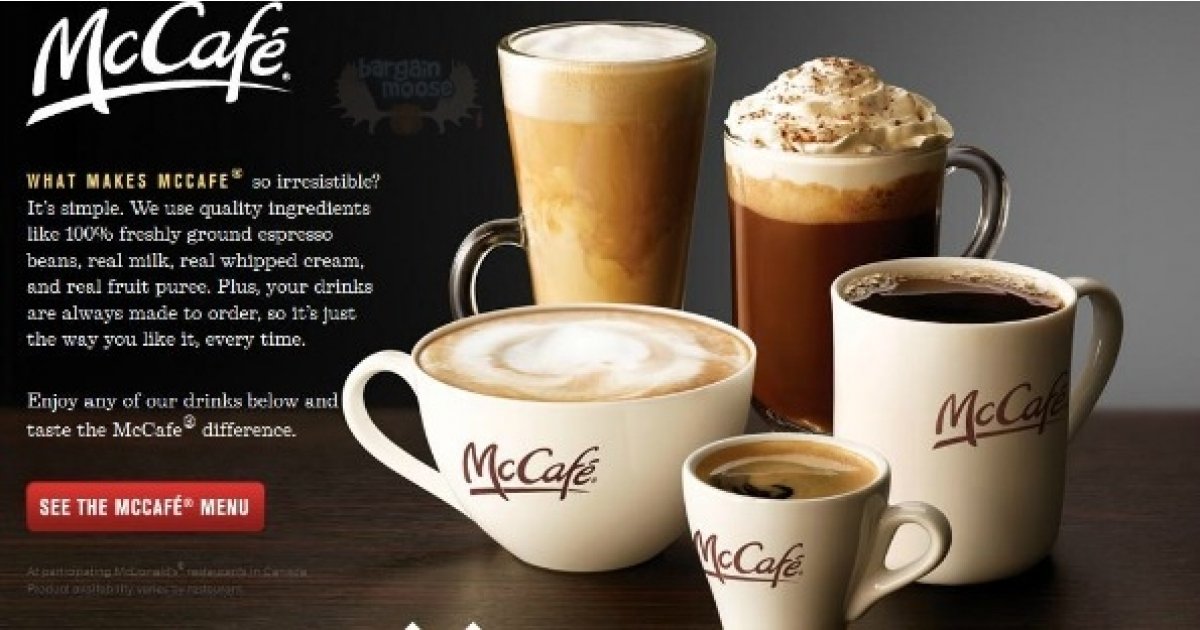 McDonalds Canada: $1 McCafe Every Monday