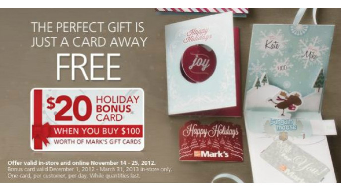 Mark S Work Wearhouse Get A 20 Bonus Gift Card When You