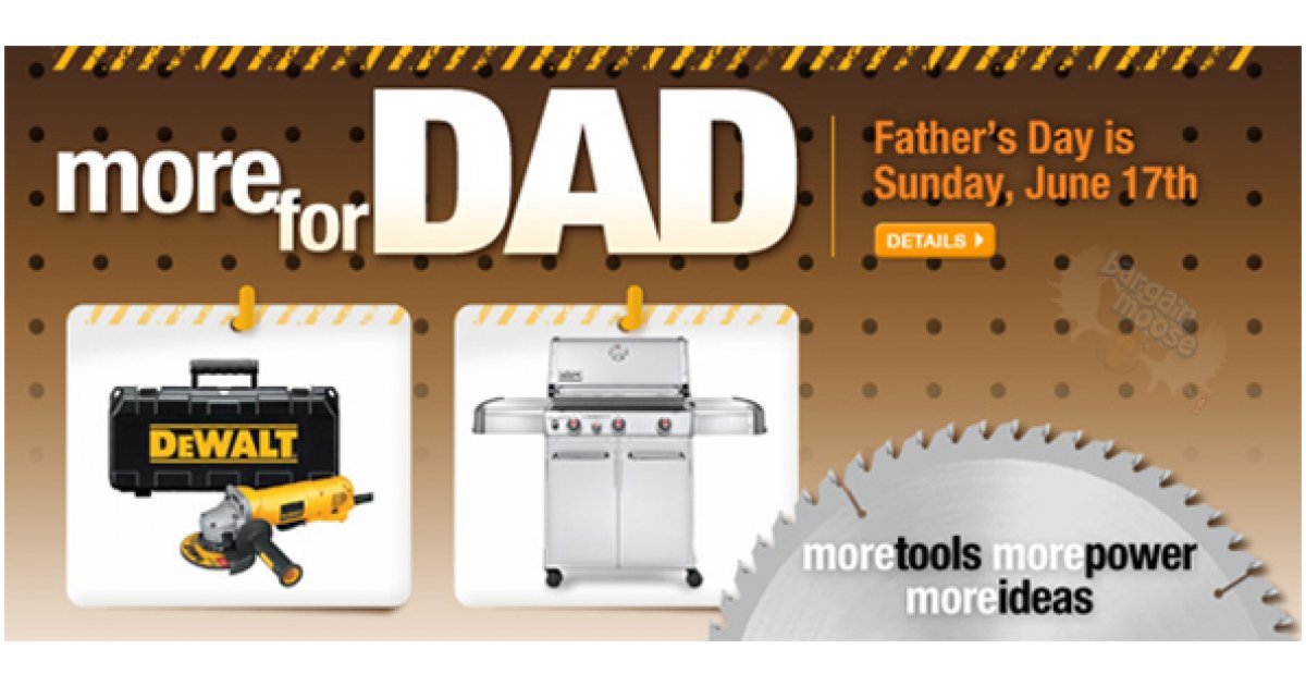 Father's Day Deals Home Depot Canada