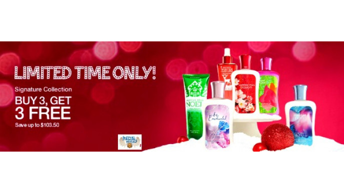 Bath And Body Works Canada Buy 3 Get 3 Free Signature