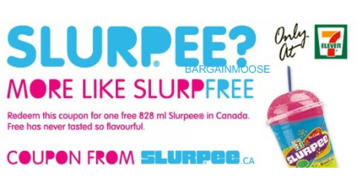 Canadian Freebies Free Slurpee Printable Coupon