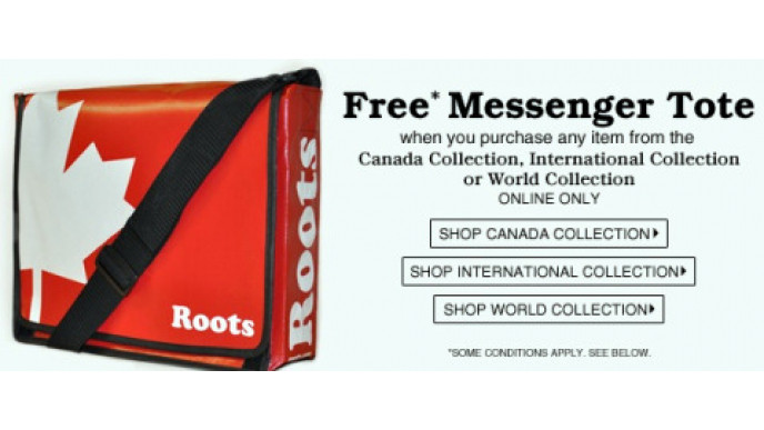 Roots Canada: Free Roots Messenger Bag With Purchase
