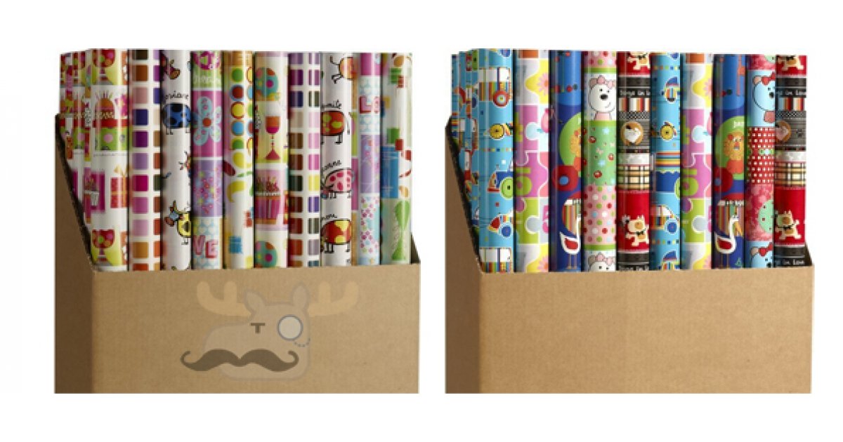 Wow! 50 Rolls of Gift Wrap for 22 inc Canadian Shipping Amazon UK