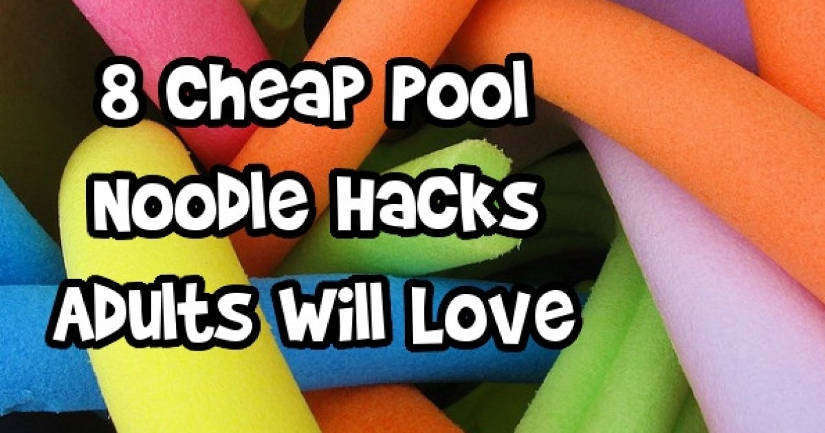 8 Cheap Pool Noodle Hacks Adults Will Love