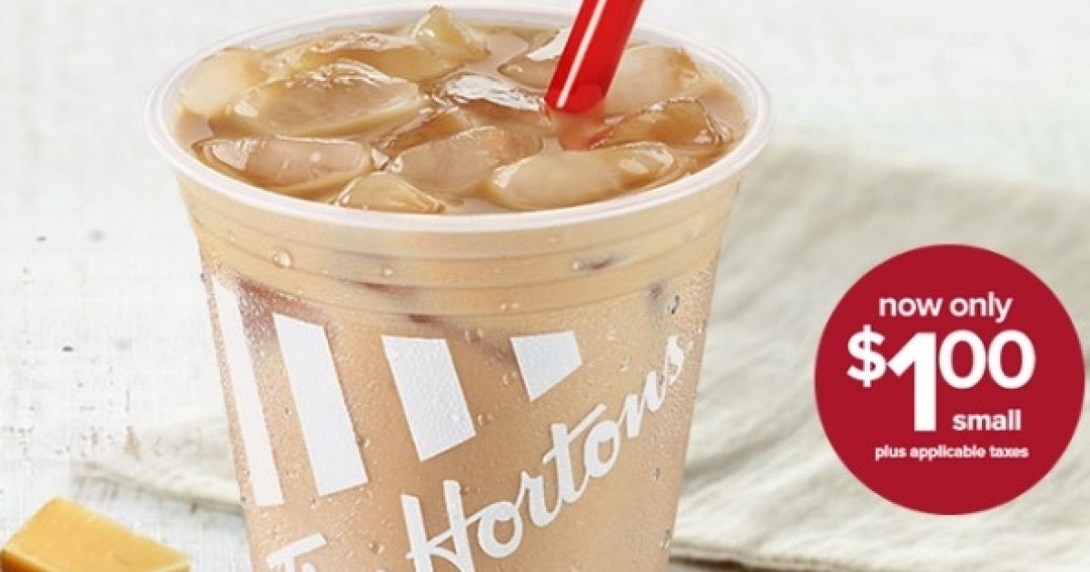 Tim Hortons Small Caramel Iced Coffee Only 1