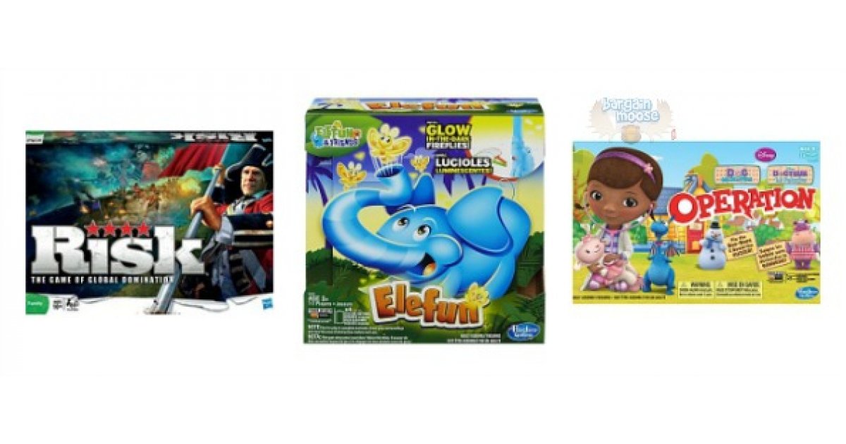 Toys R Us Canada: 40% Of All $24.99 Hasbro Board Games