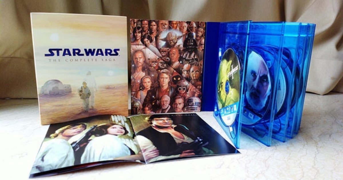 star wars complete saga blu ray box set
