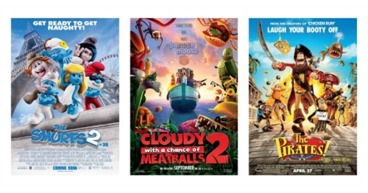 Cineplex Family Favourites $2.50 Movies