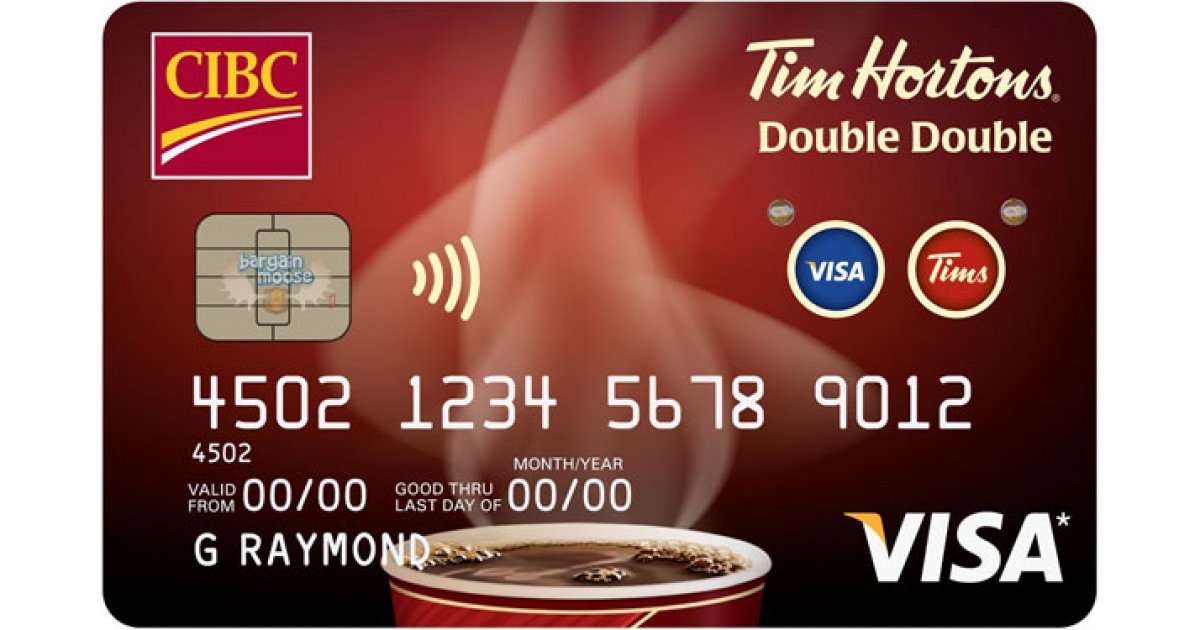 Card available. Canadian Imperial Bank of Commerce. Double Double tim Hortons. Visa банка Империал. Double Double Canada.