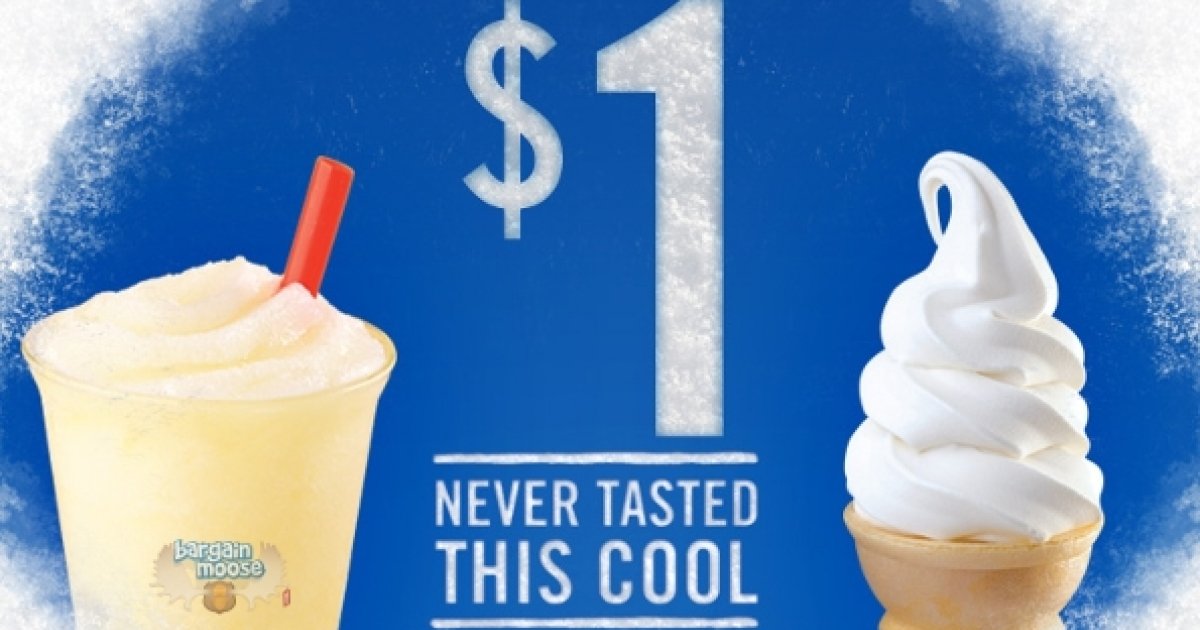 Burger King Canada 1 Frozen Lemonade Or Soft Serve Ice Cream