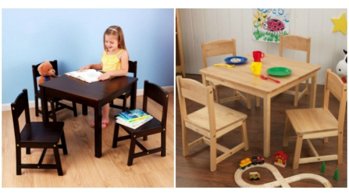 Kidkraft Farmhouse Table Chairs 130 Free Shipping Giant Tiger