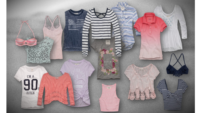 Spring Apparel From 13 Abercrombie