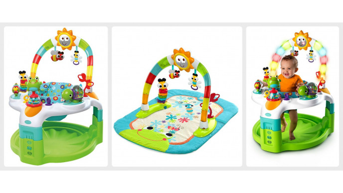 bright starts activity gym and saucer