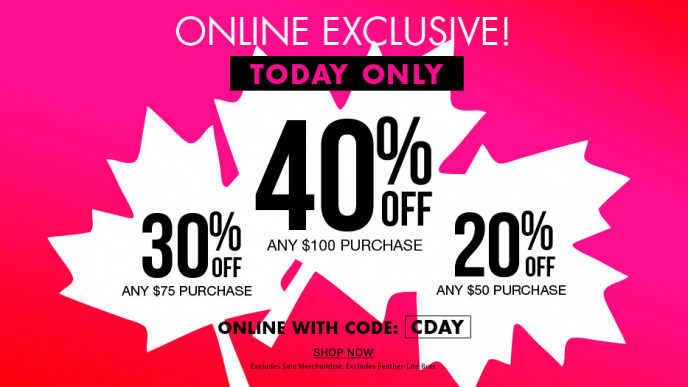 40% Off $100+ @ La Senza Canada