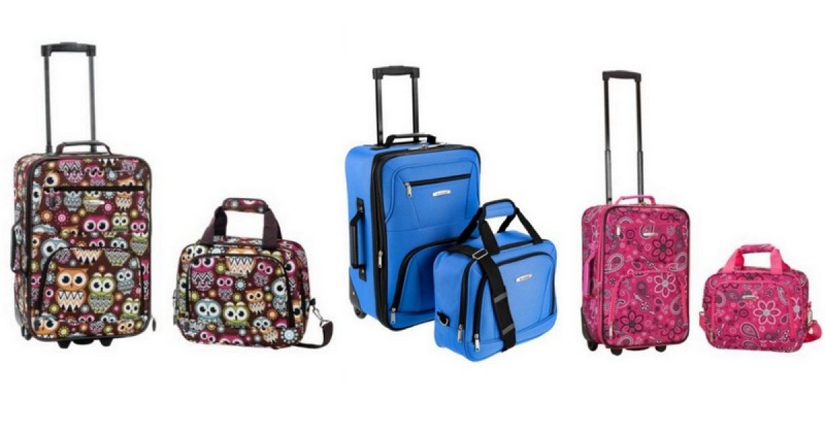 rockland luggage 2 piece set