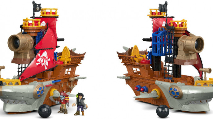 pirate shark ship