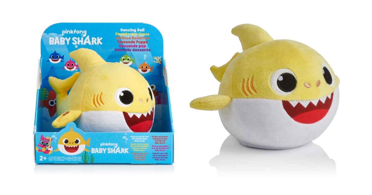 baby shark dancing doll plush toy