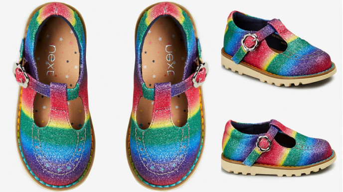 rainbow shoes next