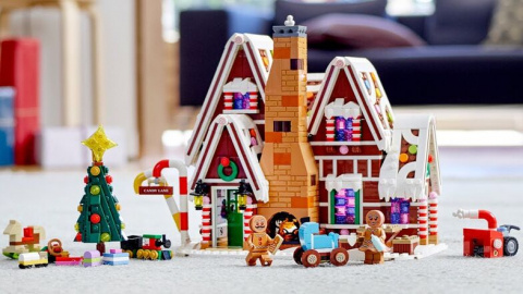 This Gingerbread House is Made from LEGO!