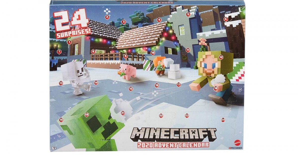 You Can Now PreOrder The Minecraft Advent Calendar From Amazon Canada