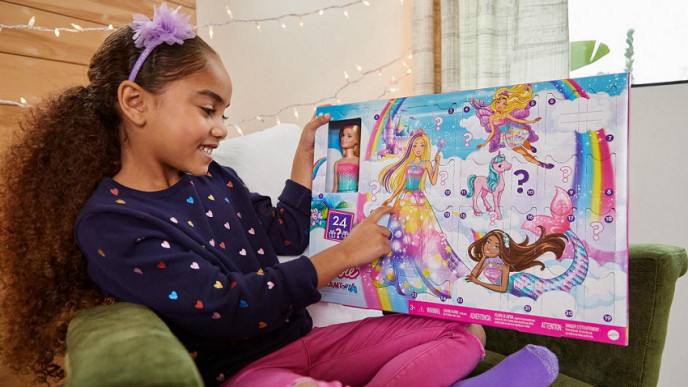 Barbie Dreamtopia Advent Calendar $49 97 Shipped Walmart