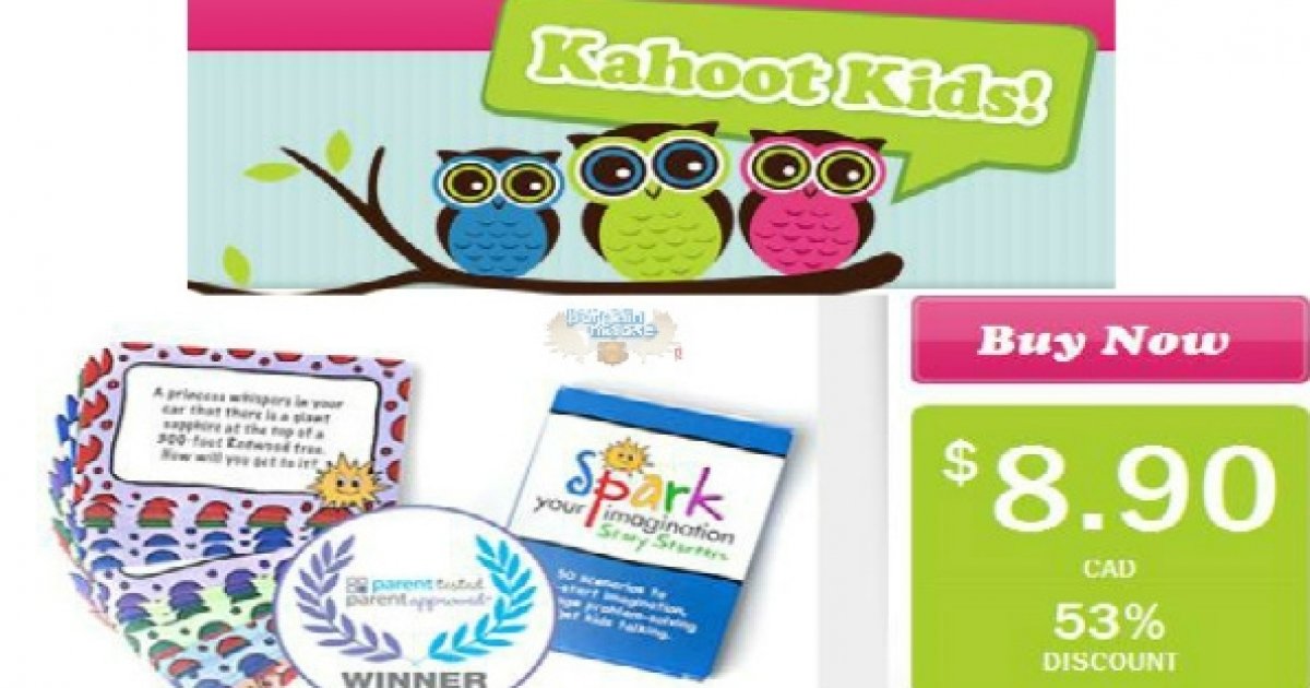 Kahoot Kids:Spark Story Starters Card Game $8.90 (Shipping and Taxes ...