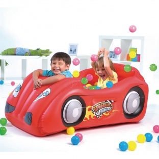 barbie car ball pit