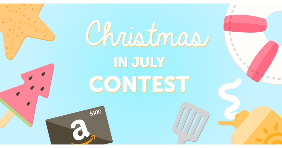 Christmas In July Amazon Gift Card Giveaway!