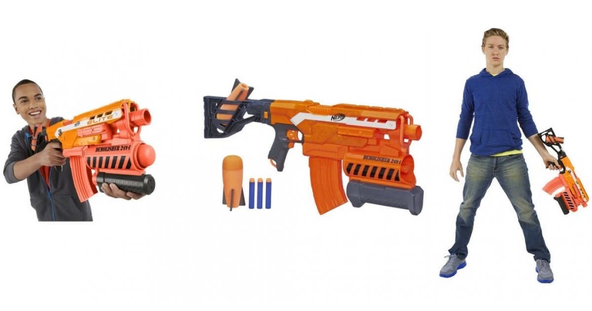 Nerf N Strike Elite Demolisher 2 In 1 Blaster 33 80 Amazon Ca