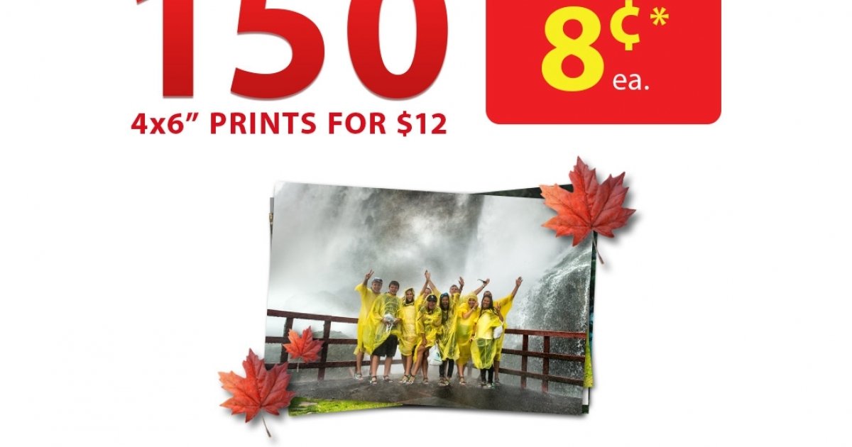 4x6 Photo Prints 8¢ Each Walmart Photo