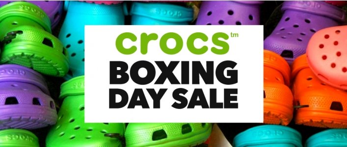 crocs boxing day sale