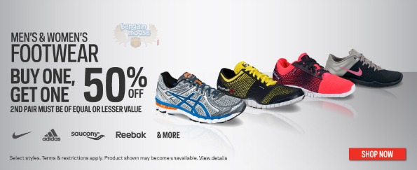 buy one pair shoes get second half off