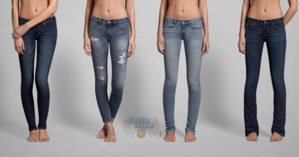 abercrombie and fitch jeans women